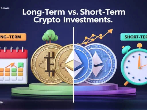 Long-term vs short-term crypto investments