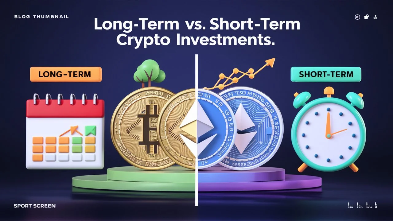 Long-term vs short-term crypto investments